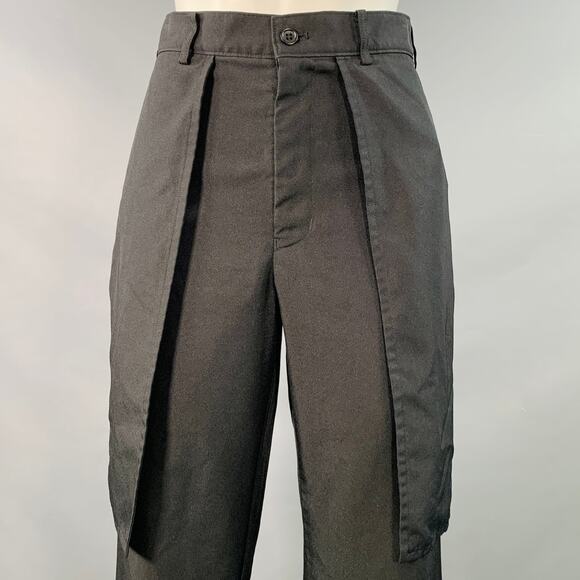 COMME des GARCONS Size M Black Polyester Large Pockets Dress Pants - Picture 2 of 7